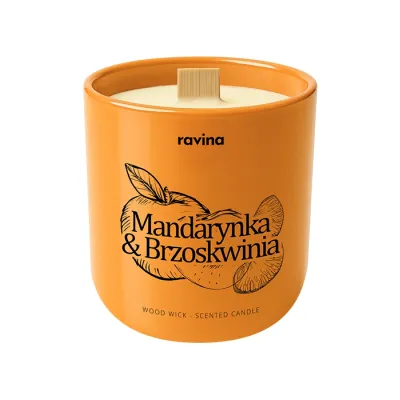 Ravina sojowa świeca zapachowa Mandarynka & Brzoskwinia 175 g