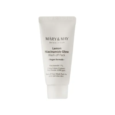 Mary&May Lemon Niacynamide Glow Wash off Pack rozjaśniająca maseczka do twarzy 30 g