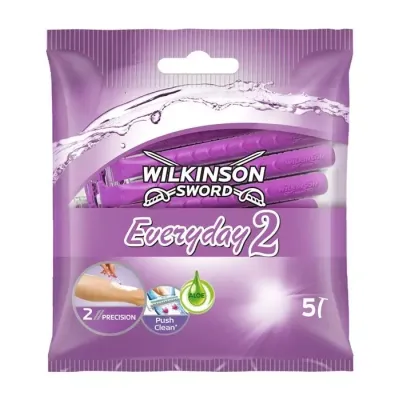 Wilkinson Sword Everday 2 jednorazowe maszynki do golenia dla kobiet 5 sztuk