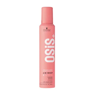 SCHWARZKOPF OSIS+ AIR WHIP ELASTYCZNIE UTRWALAJĄCA PIANKA DODAJĄCA WŁOSOM OBJĘTOŚCI 200ML