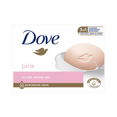 Dove Pink kremowe mydło w kostce nawilżające 90 g