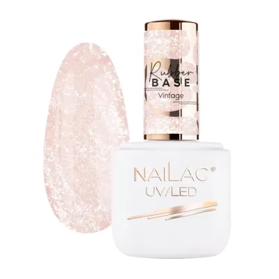 NaiLac Rubber Base baza kauczukowa Vintage 7 ml