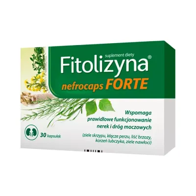 Fitolizyna Nefrocaps Forte suplement diety 30 kapsułek