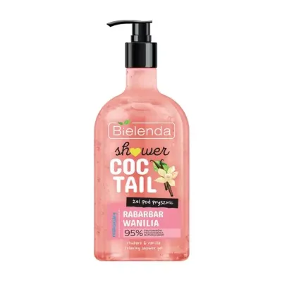 Bielenda Shower Coctail relaksujący żel pod prysznic Rabarbar i Wanilia 400 ml