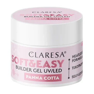 Claresa Soft & Easy żel budujący Panna Cotta 90 g