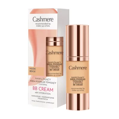 Cashmere BB Cream nawilżający krem-podkład tonujący z ektoiną Nude Beige 30 ml