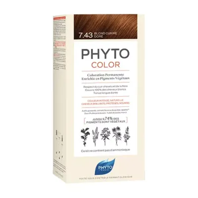 Phyto Phytocolor farba do włosów 7.43 Copper Golden Blonde
