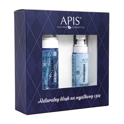 Apis Himalayan zestaw prezentowy kosmetyków do pielęgnacji twarzy booster 50 ml + pianka do mycia twarzy 150 ml