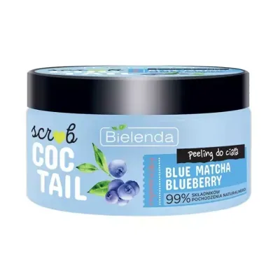 Bielenda Scrub Coctail regenerujący peeling do ciała Blue Matcha i Blueberry 350 g