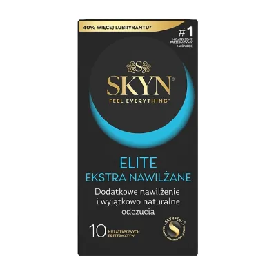Skyn Elite Ekstra Nawilżane nielateksowe prezerwatywy 10 sztuk