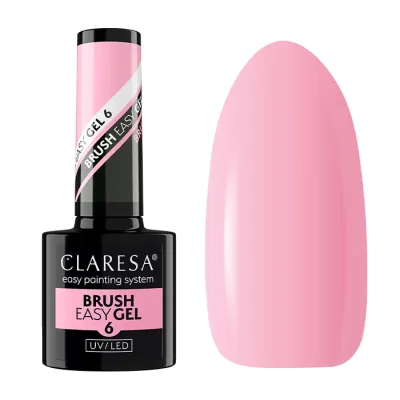 Claresa Brush Easy Gel budujący żel do paznokci w butelce 6 5 g