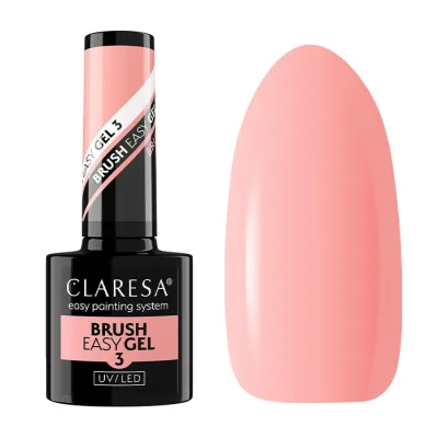 Claresa Brush Easy Gel budujący żel do paznokci w butelce 3 5 g