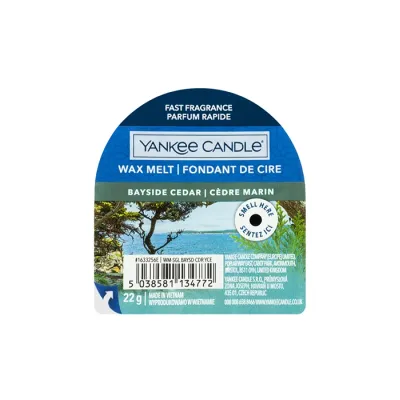 Yankee Candle wosk zapachowy do kominków Bayside Cedar 22 g