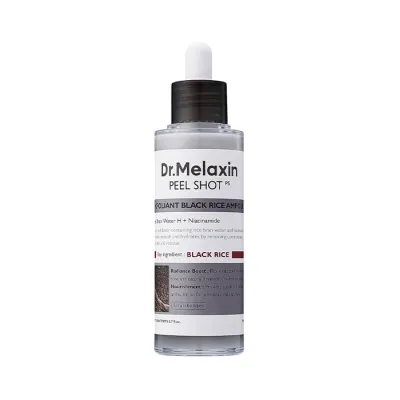 Dr.Melaxin Peel Shot Exfoliating Black Rice Ampoule delikatnie złuszczająca ampułka z ekstraktem z czarnego ryżu 80 ml