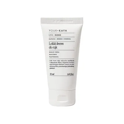 Your Kaya lekki krem do rąk o zapachu kokosa i migdałów 50 ml