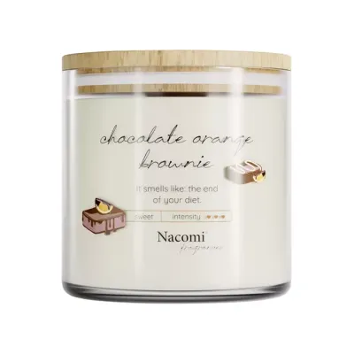 Nacomi Fragrances sojowa świeca zapachowa Chocolate Orange Brownie 450 g