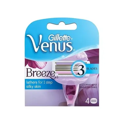 Gillette Venus Breeze Cartridges wkłady do maszynki do golenia dla kobiet 4 sztuki