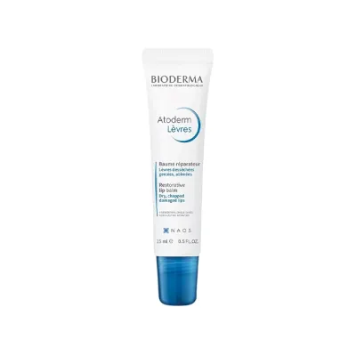 Bioderma Atoderm odżywczo-regenerujący balsam do ust 15 ml