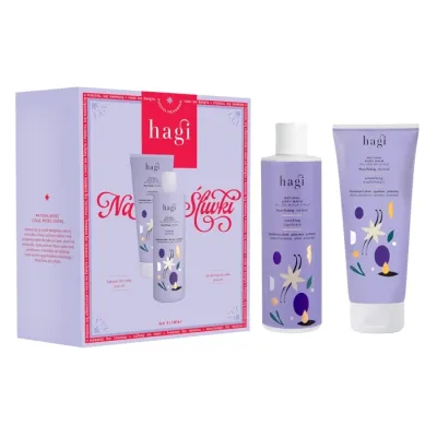 Hagi Na Śliwki świąteczny zestaw prezentowy balsam do ciała 200 ml + żel do mycia ciała 300 ml
