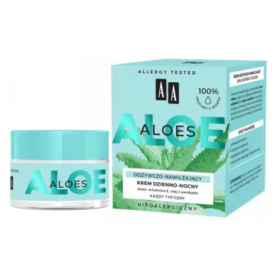 AA Aloes odżywczo-nawilżający krem dzienno-nocny 50 ml