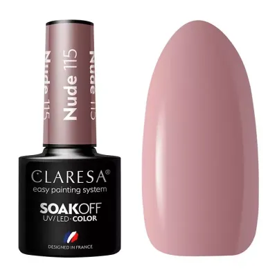 Claresa hybrydowy lakier do paznokci Nude 115 5 g