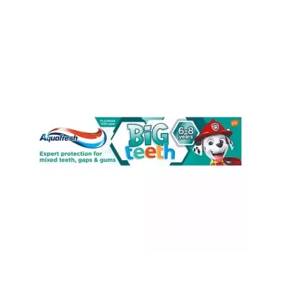 Aquafresh Big Teeth Psi Patrol pasta do zębów dla dzieci 6-8 lat 50 ml