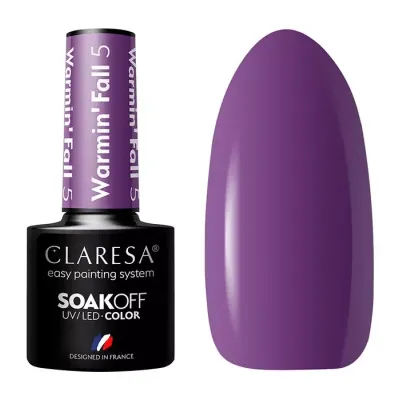 Claresa hybrydowy lakier do paznokci Warmin' Fall 5 5 g