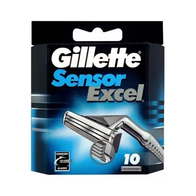 Gillette Sensor Excel wkłady do maszynki do golenia dla mężczyzn 10 sztuk