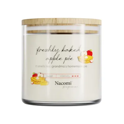 Nacomi Fragrances sojowa świeca zapachowa Freshly Baked Apple Pie 450 g