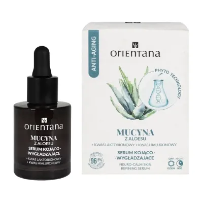 Orientana Mucyna Z Aloesu kojąco-wygładzające serum do twarzy 30 ml