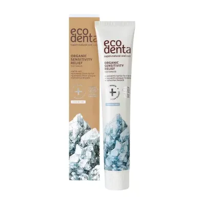 Ecodenta Cosmos Organic Salt pasta do wrażliwych zębów i dziąseł z solą 75 ml