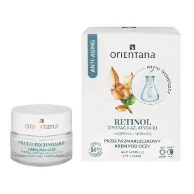 Orientana Retinol Z Pistacji Azjatyckiej przeciwzmarszczkowy krem pod oczy 15 ml