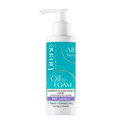 Lirene Dermoprogram All Skin Oil to Foam olejek głęboko oczyszczający zamieniający się w piankę 145 ml