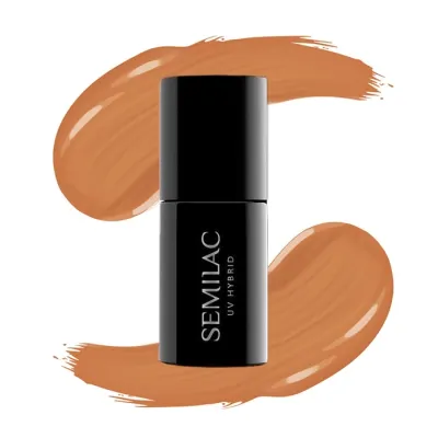 Semilac Into Her Nature! lakier hybrydowy 416 Golden Hour Orange 7 ml