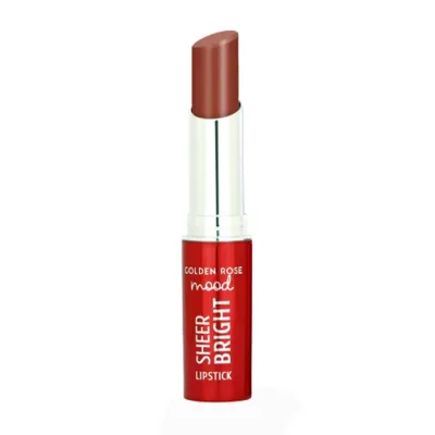 Golden Rose Mood Sheer Bright błyszcząca pomadka w sztyfcie 105 Hazelnut 3,3 g
