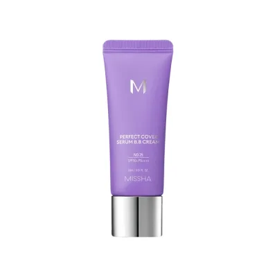 Missha M Perfect Cover Serum BB Cream SPF50+ PA++++ krem BB z serum 25 Warm Beige 20 ml