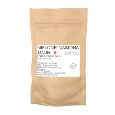 Esent mielone nasiona malin baza do peelingu 100 g