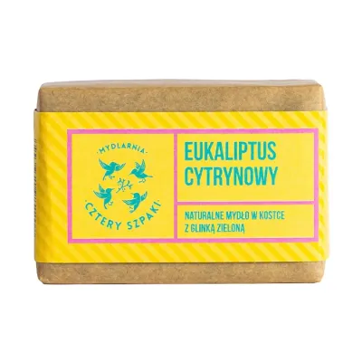 Mydlarnia Cztery Szpaki Eukaliptus Cytrynowy mydło w kostce 110g