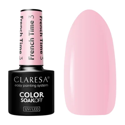 Claresa hybrydowy lakier do paznokci French Time 3 5 g