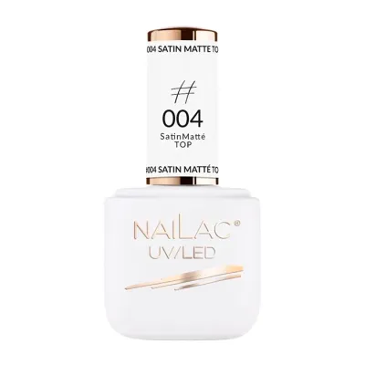 NaiLac matowy top hybrydowy #004 Satin Matté Top 7 ml
