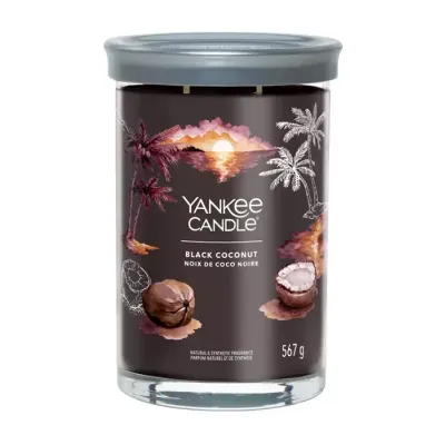 Yankee Candle Signature Tumbler duża świeca zapachowa Black Coconut 567 g