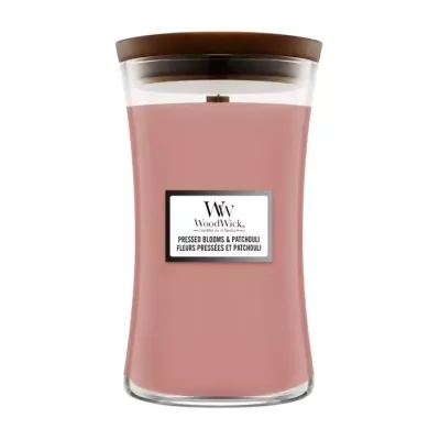 WOODWICK LARGE JAR CANDLE ŚWIECA ZAPACHOWA PRESSED BLOOMS & PATCHOULI 610G