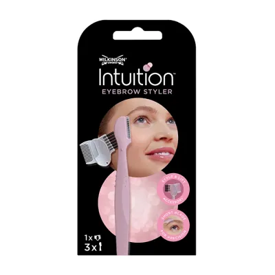 Wilkinson Sword Intuition Eyebrow Styler maszynki do stylizacji i regulacji brwi 3 sztuki