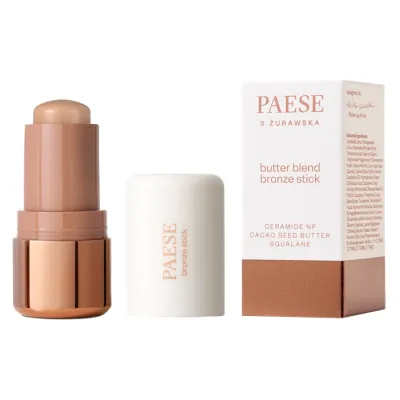 Paese x Żurawska Butter Blend Bronze Stick masełkowy bronzer do twarzy w sticku 01 Latte 6 g