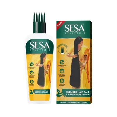 Sesa Ayurvedic indyjski olejek na porost włosów 90 ml