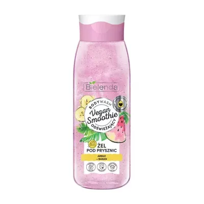 Bielenda Vegan Smoothie odświeżający żel pod prysznic Arbuz Banan 400 g
