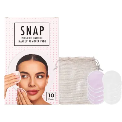 Sister Young Snap wielorazowe płatki kosmetyczne 10 sztuk + woreczek