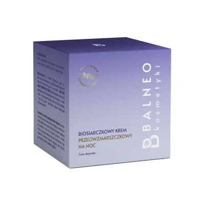 Balneokosmetyki biosiarczkowy krem przeciwzmarszczkowy na noc 50 ml