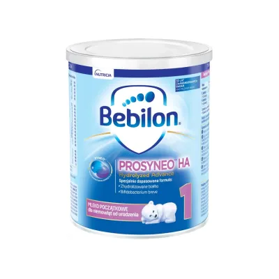 Bebilon Prosyneo HA 1 mleko początkowe dla niemowląt od urodzenia 400 g