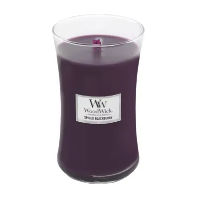 WOODWICK LARGE JAR CANDLE ŚWIECA ZAPACHOWA SPICED BLACKBERRY 610G